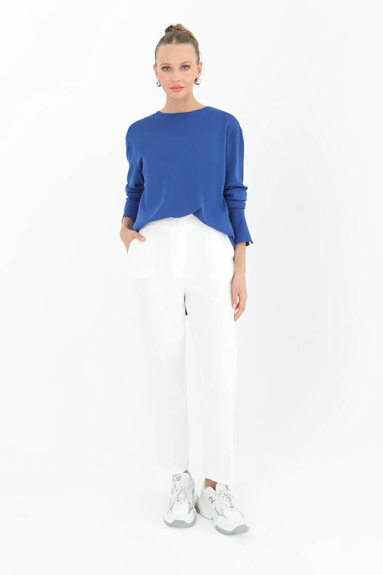 Women's Carrot Shape Fabric Trousers - Puane - Globality Store - Women Clothes Wholesale Turkey