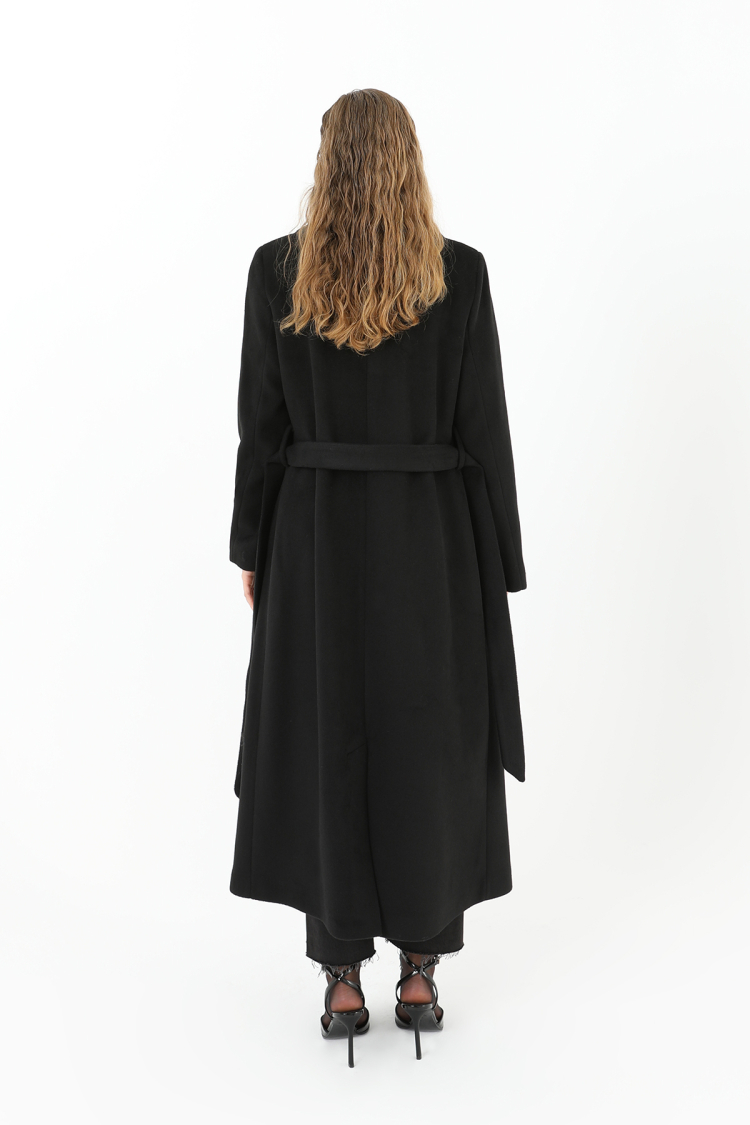 Women's Double Breasted Belted Coat