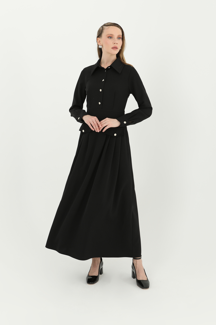 Women's Shirt Collar Dress
