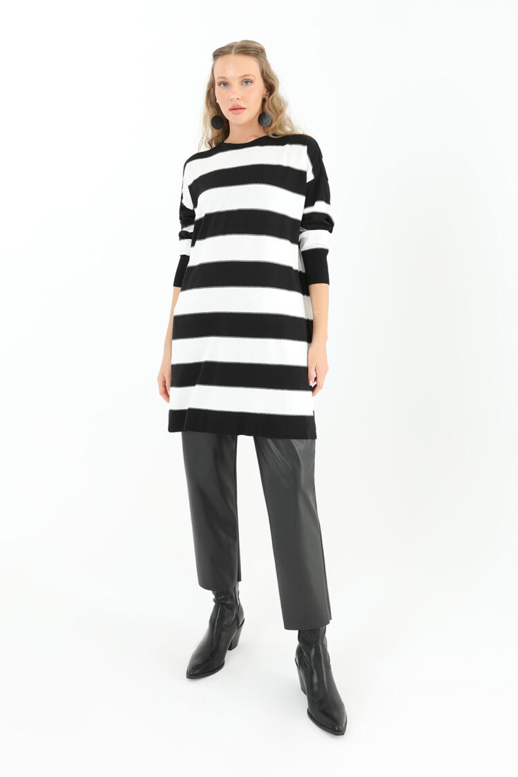 Women's Striped Long Sleeve Tunic