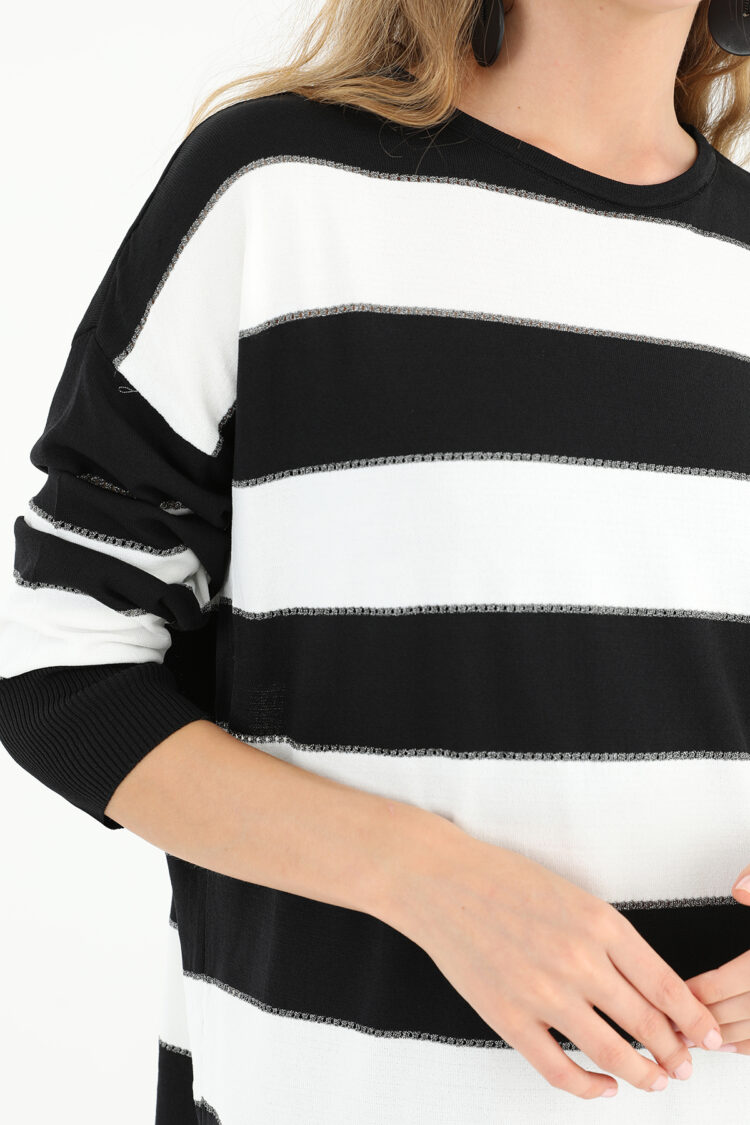 Women's Striped Long Sleeve Tunic