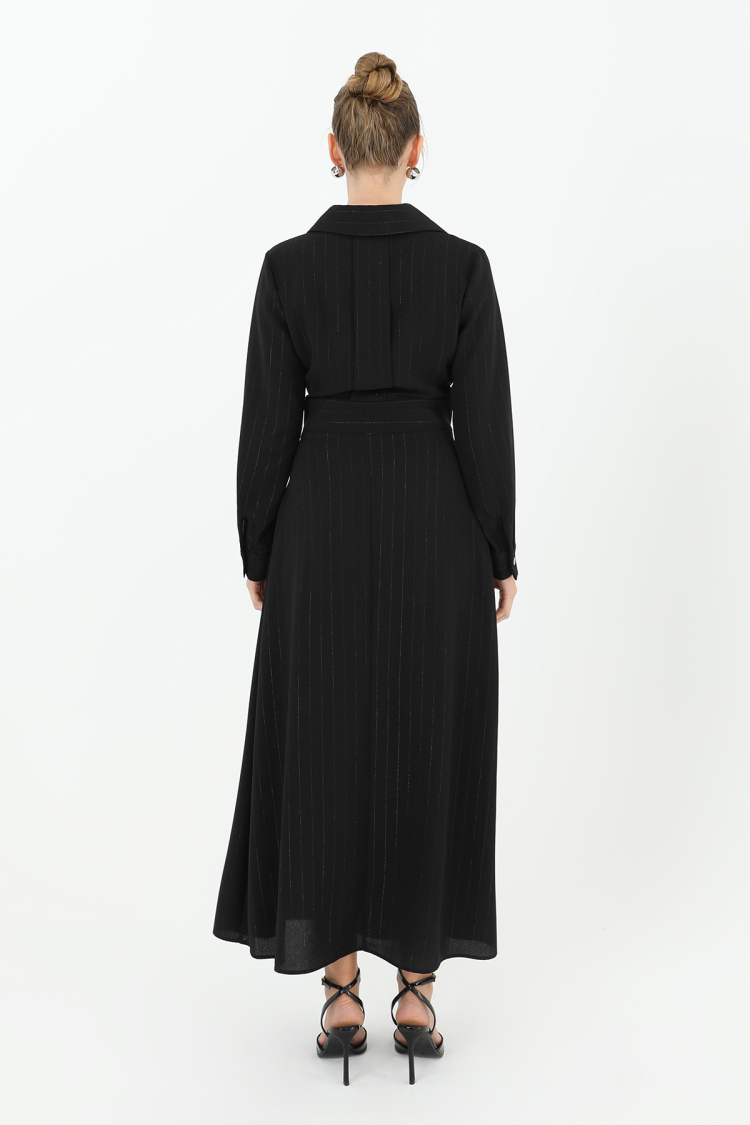 Women's Striped Shirt Dress