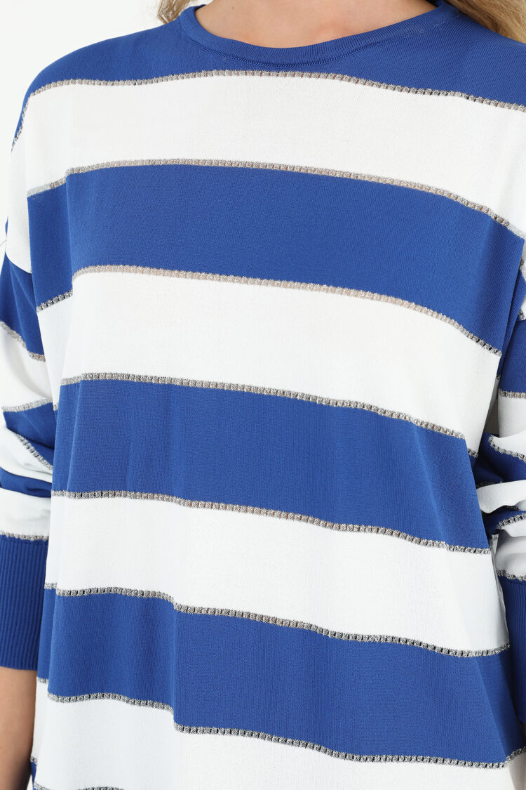 Women's Striped Long Sleeve Tunic