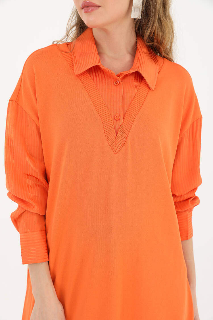 Women's Shirt Detail Tunic