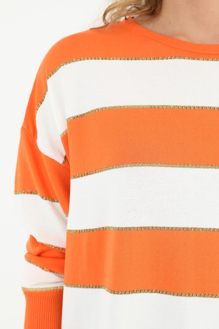 Women's Striped Long Sleeve Tunic