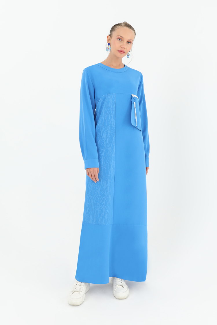 Women's Pocket Zipper Detail Dress - Puane - Globality Store - Women Clothes Wholesale Turkey