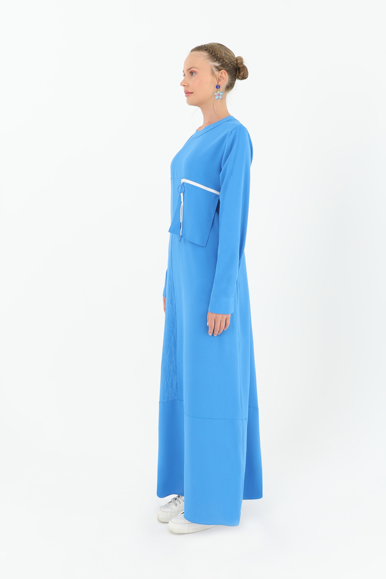 Women's Pocket Zipper Detail Dress