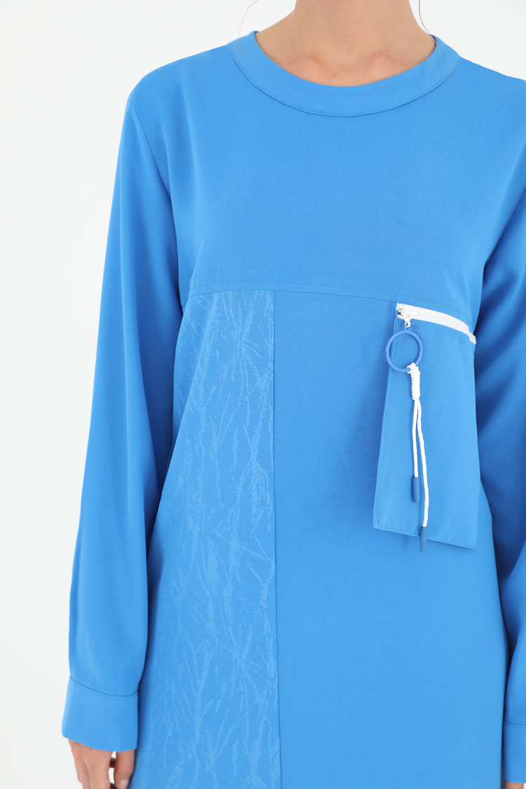 Women's Pocket Zipper Detail Dress