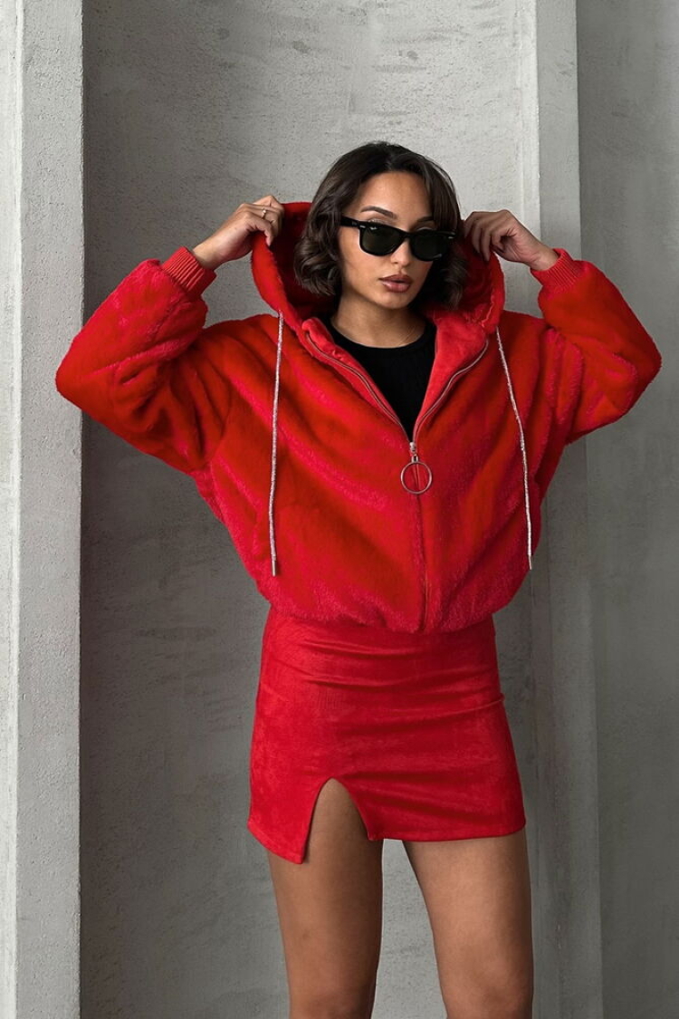Plush Wholesale Coat - Topshow - Globality Store - Women Clothes Wholesale Turkey