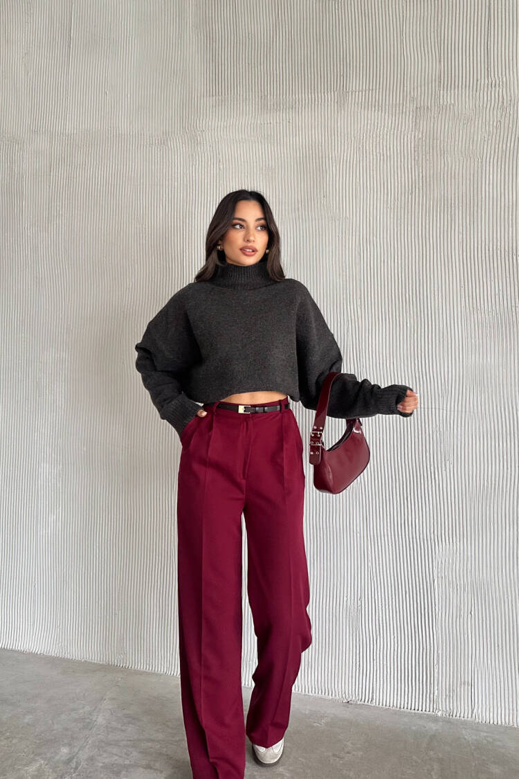 Palazzo Atlas Trousers - Radica Fashion - Globality Store - Women Clothes Wholesale Turkey