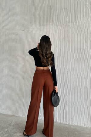 Palazzo Atlas Trousers - Radica Fashion - Globality Store - Women Clothes Wholesale Turkey