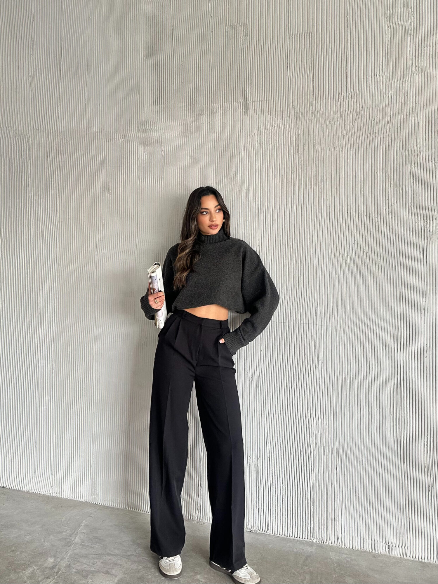 Palazzo Atlas Trousers - Radica Fashion - Globality Store - Women Clothes Wholesale Turkey