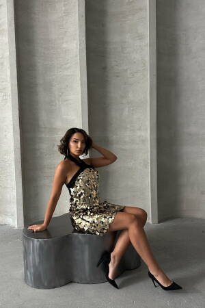 Sequin Evening Dress Wholesale Dress - Topshow - Globality Store - Women Clothes Wholesale Turkey