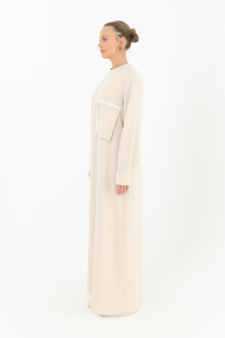 Women's Pocket Zipper Detail Dress