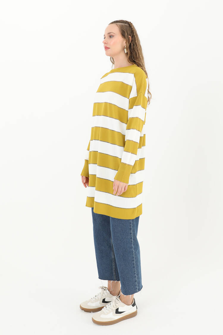 Women's Striped Long Sleeve Tunic