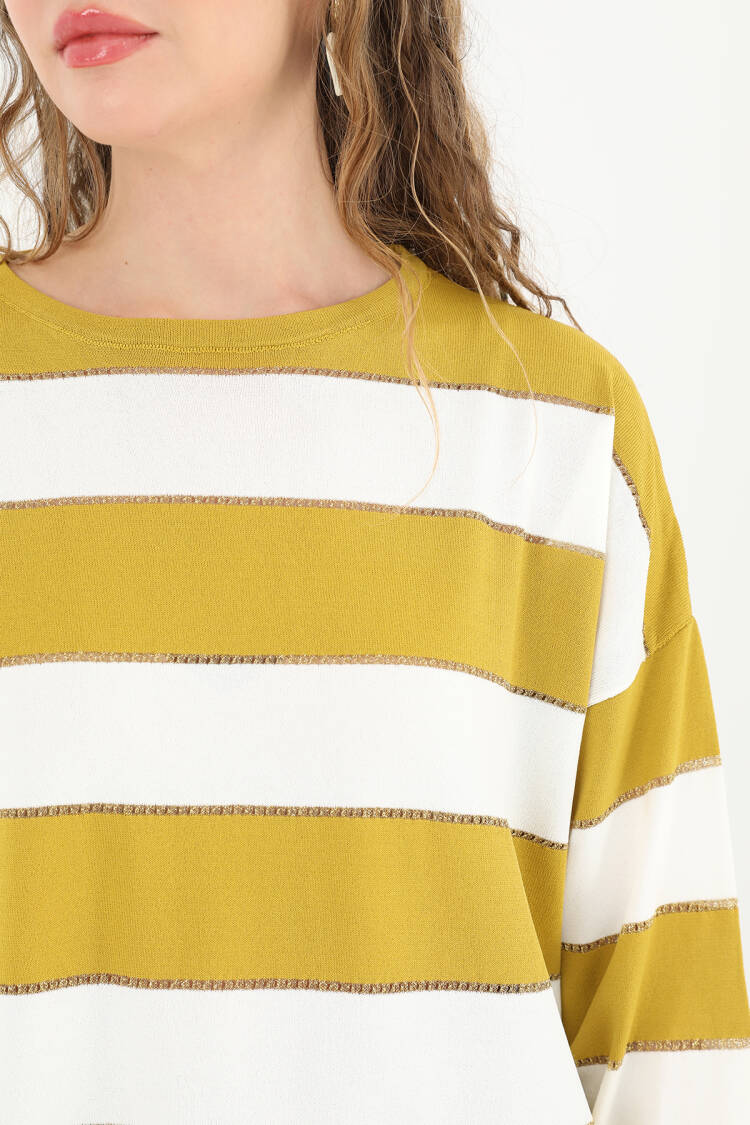 Women's Striped Long Sleeve Tunic