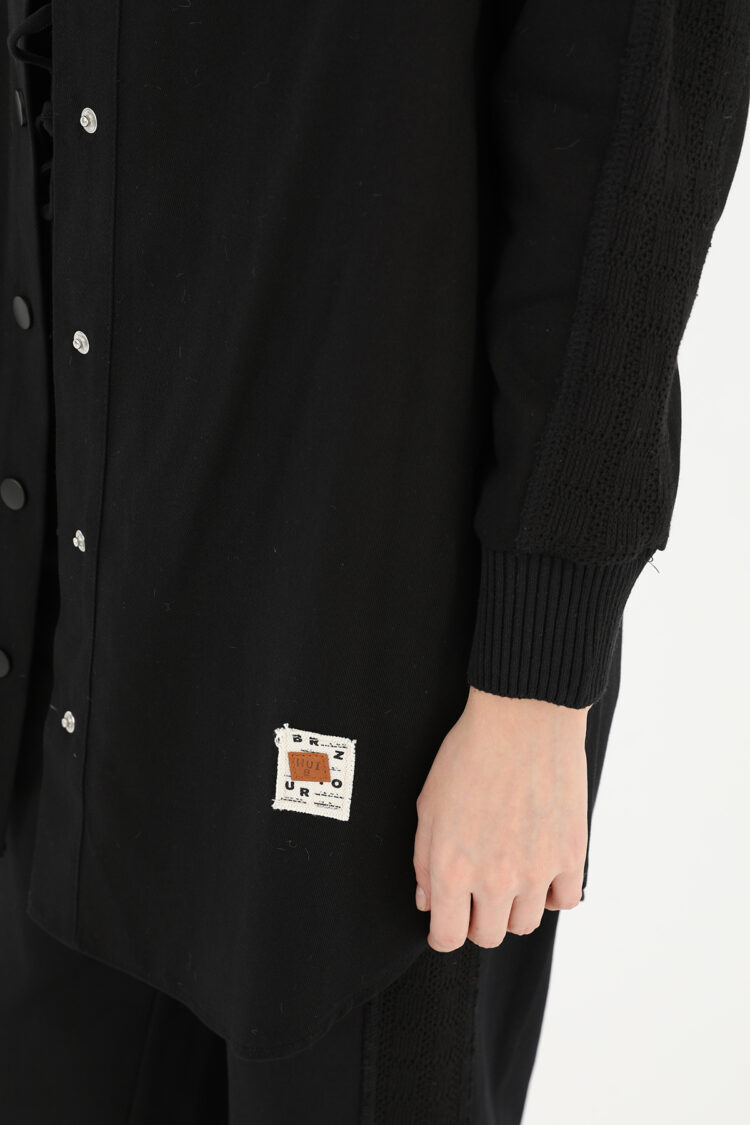 Sleeve Detailed Two Piece Suit