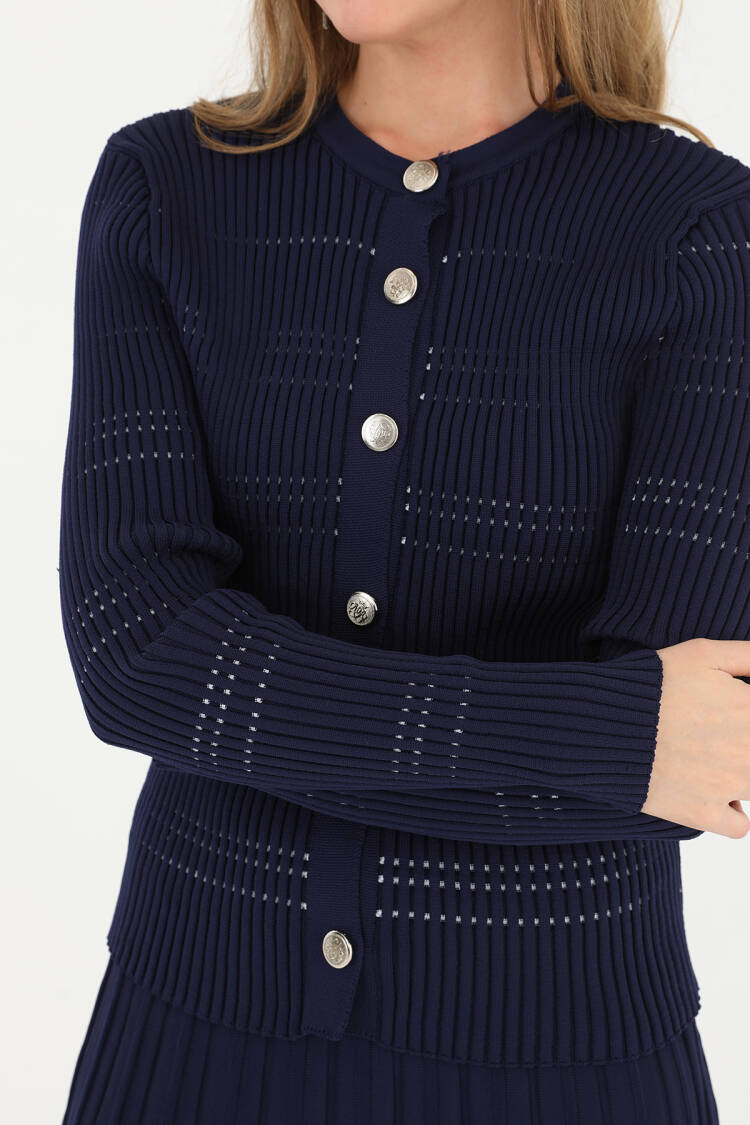 Knitted Skirt Suit