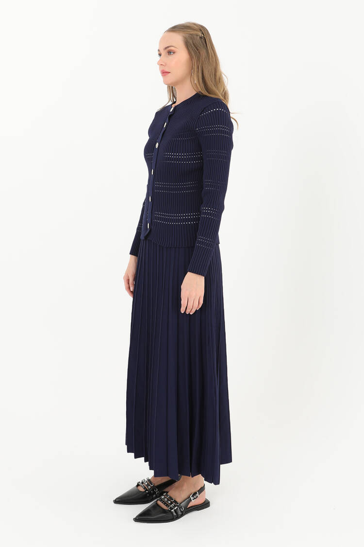 Knitted Skirt Suit