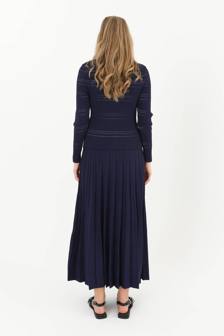 Knitted Skirt Suit