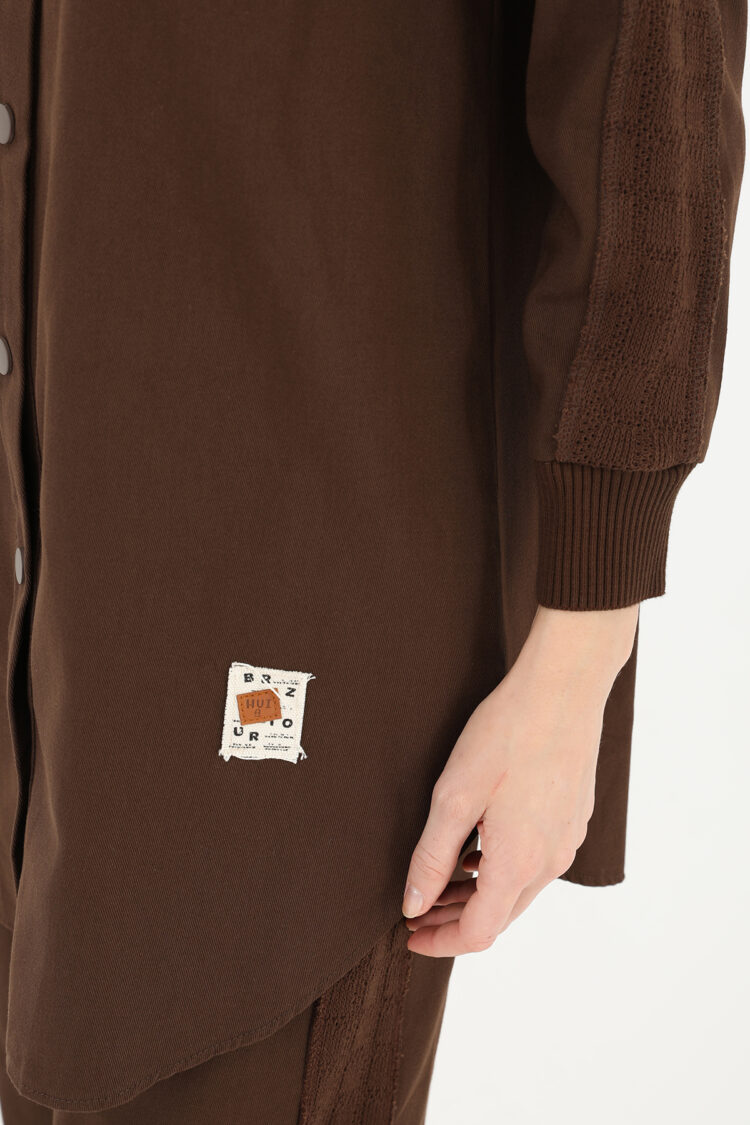 Sleeve Detailed Two Piece Suit
