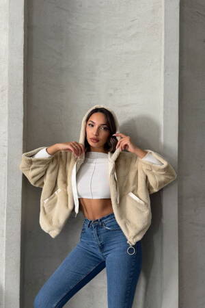 Plush Coat - Topshow - Globality Store - Women Clothes Wholesale Turkey