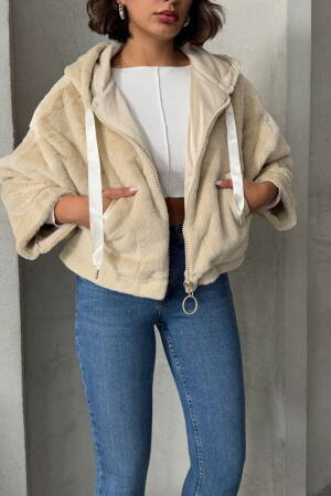 Plush Coat - Topshow - Globality Store - Women Clothes Wholesale Turkey
