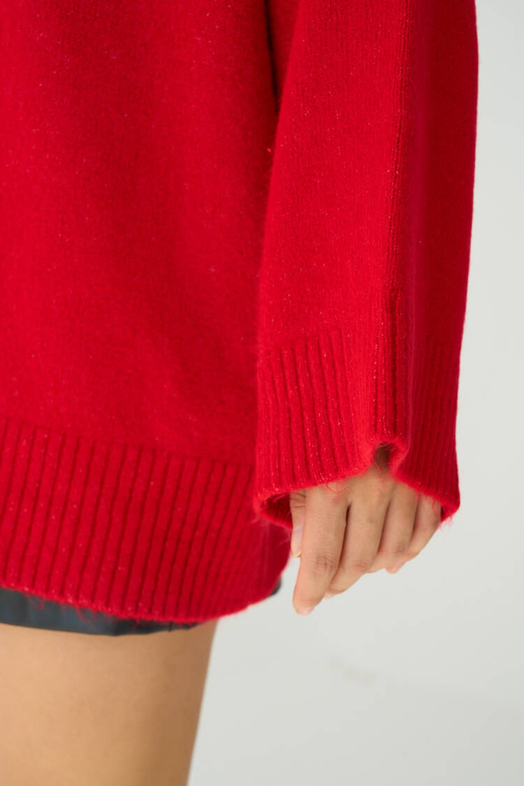 Half Turtleneck Long Sweater