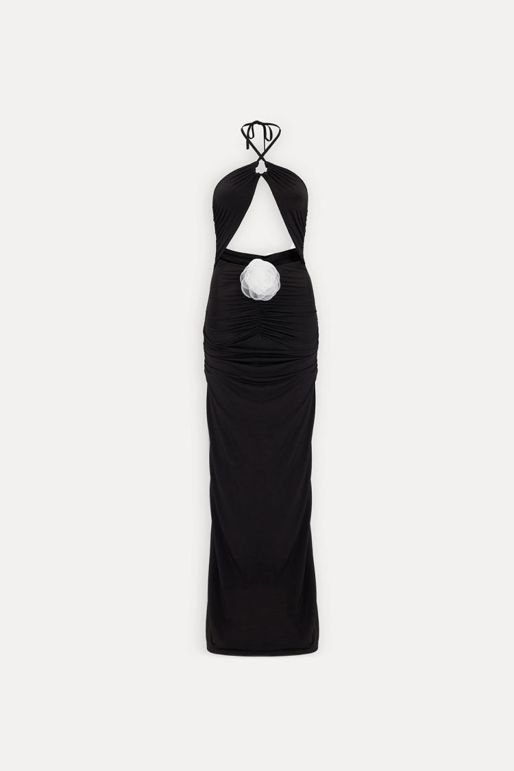 Back Detail Dress - EYYO ATELIER - Globality Store - Women Clothes Wholesale Turkey