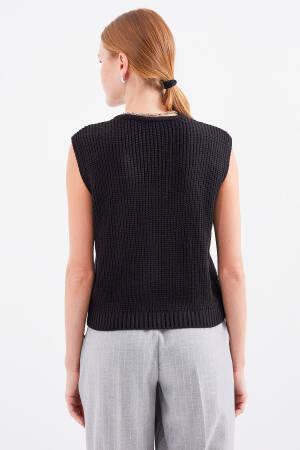 Buttoned Short Knit Vest - Bigdart - Globality Store - Women Clothes Wholesale Turkey