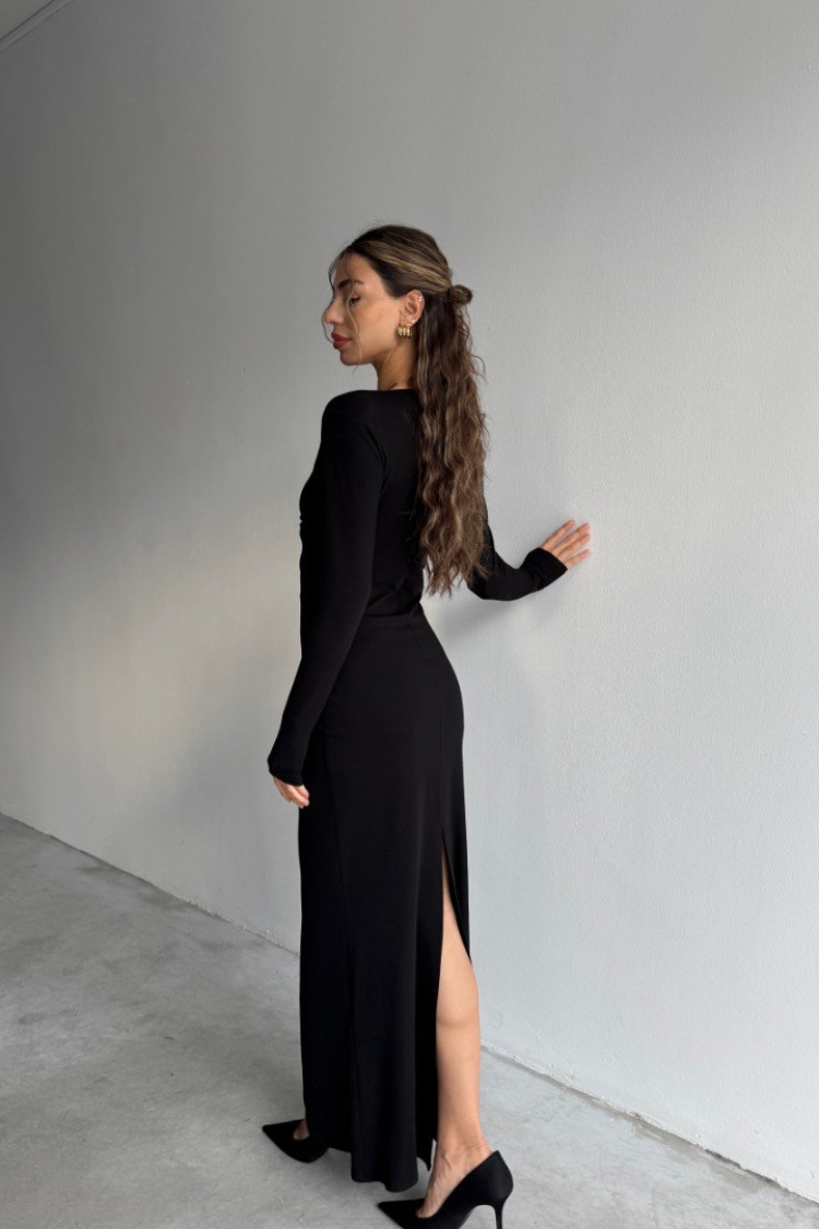 Maxi Dress With Front Knot