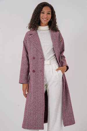 Oversize Wide Cut Wool Long Cashmere Coat - Bigdart - Globality Store - Women Clothes Wholesale Turkey