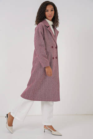 Oversize Wide Cut Wool Long Cashmere Coat - Bigdart - Globality Store - Women Clothes Wholesale Turkey