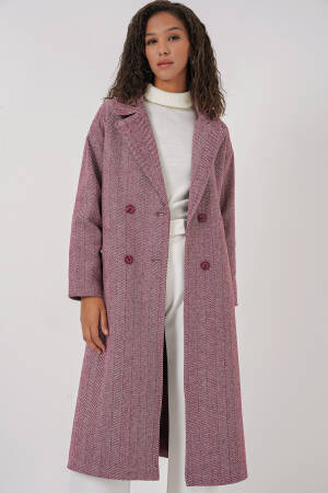 Oversize Wide Cut Wool Long Cashmere Coat - Bigdart - Globality Store - Women Clothes Wholesale Turkey