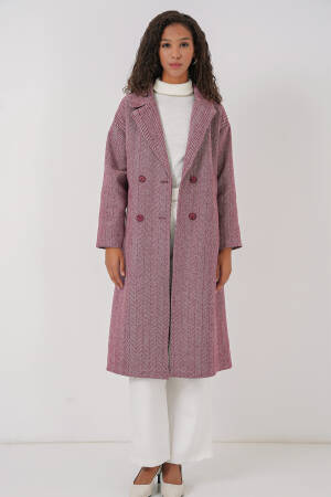 Oversize Wide Cut Wool Long Cashmere Coat - Bigdart - Globality Store - Women Clothes Wholesale Turkey