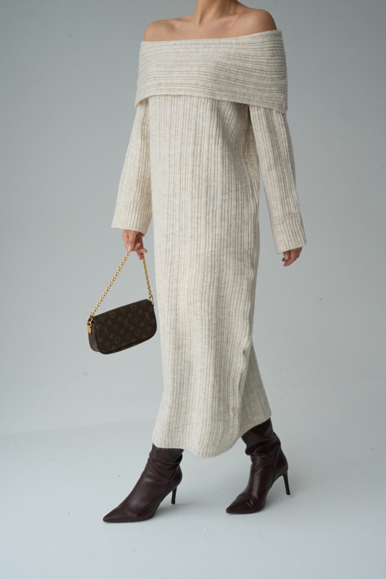 Cowl Neck Dress