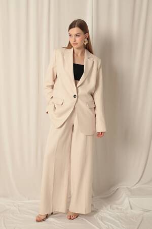 Atlas Fabric Oversize Women'sJacket - Maxi Modena - Globality Store - Women Clothes Wholesale Turkey