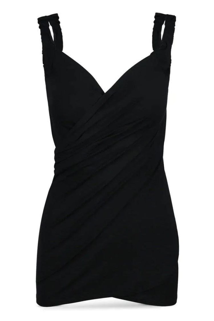 Women's Sandy Pareo Beach Dress - Black