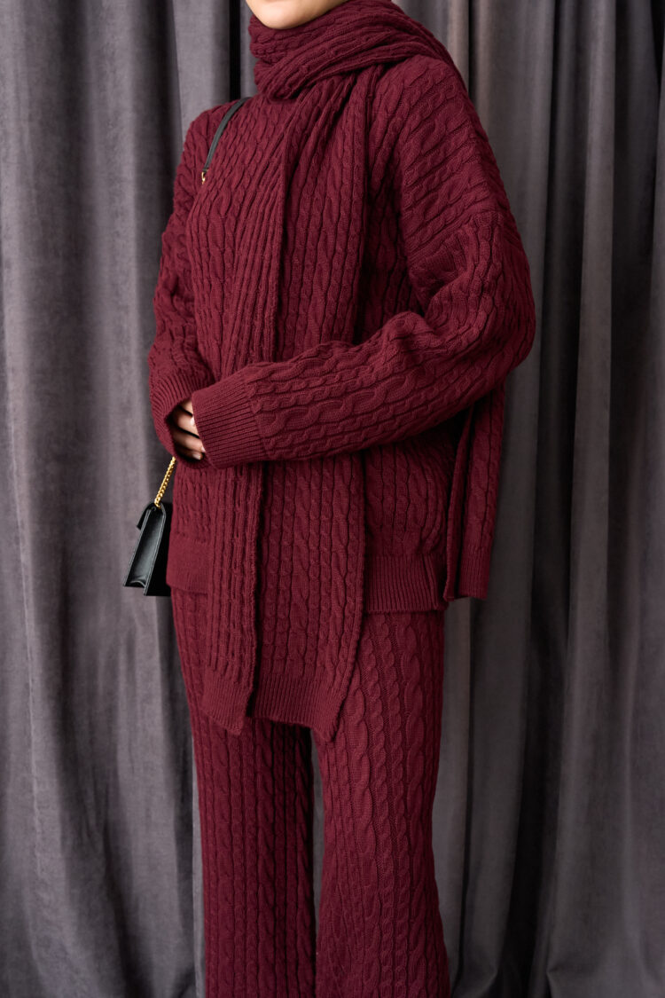 Hair Knit Trouser Suit
