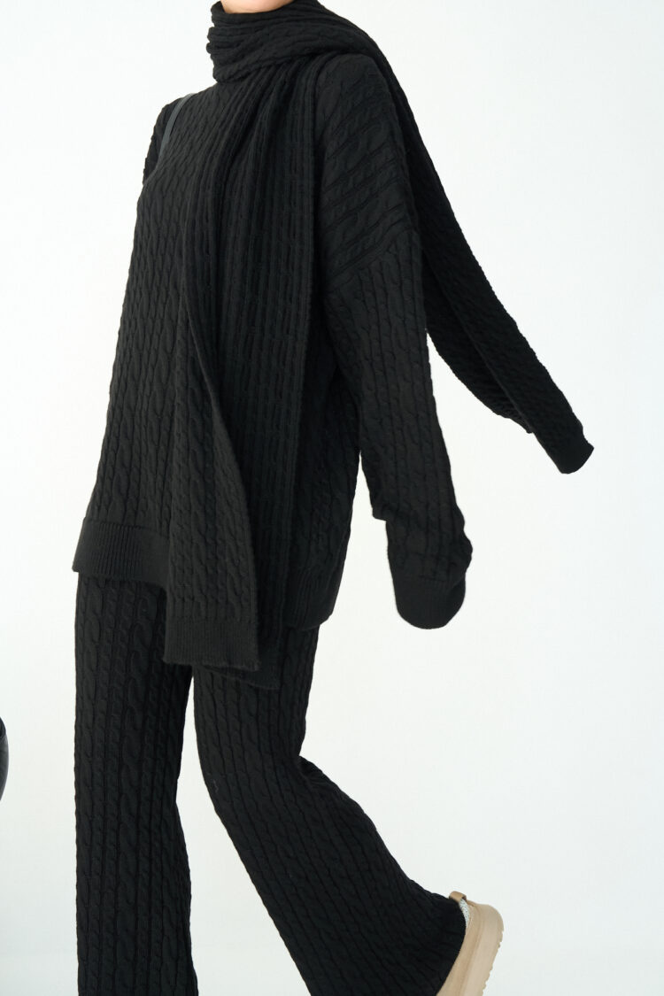 Hair Braid Trouser Suit