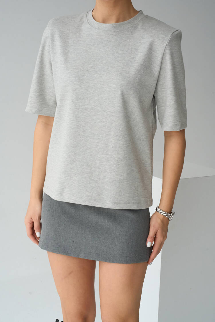 Short Sleeve T-Shirt - Qustyle - Globality Store - Women Clothes Wholesale Turkey