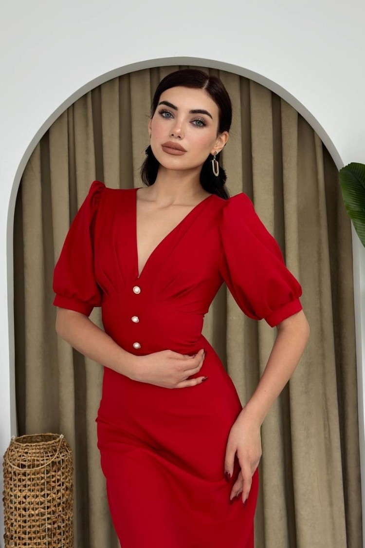 Linda Midi Dress - Etika - Globality Store - Women Clothes Wholesale Turkey