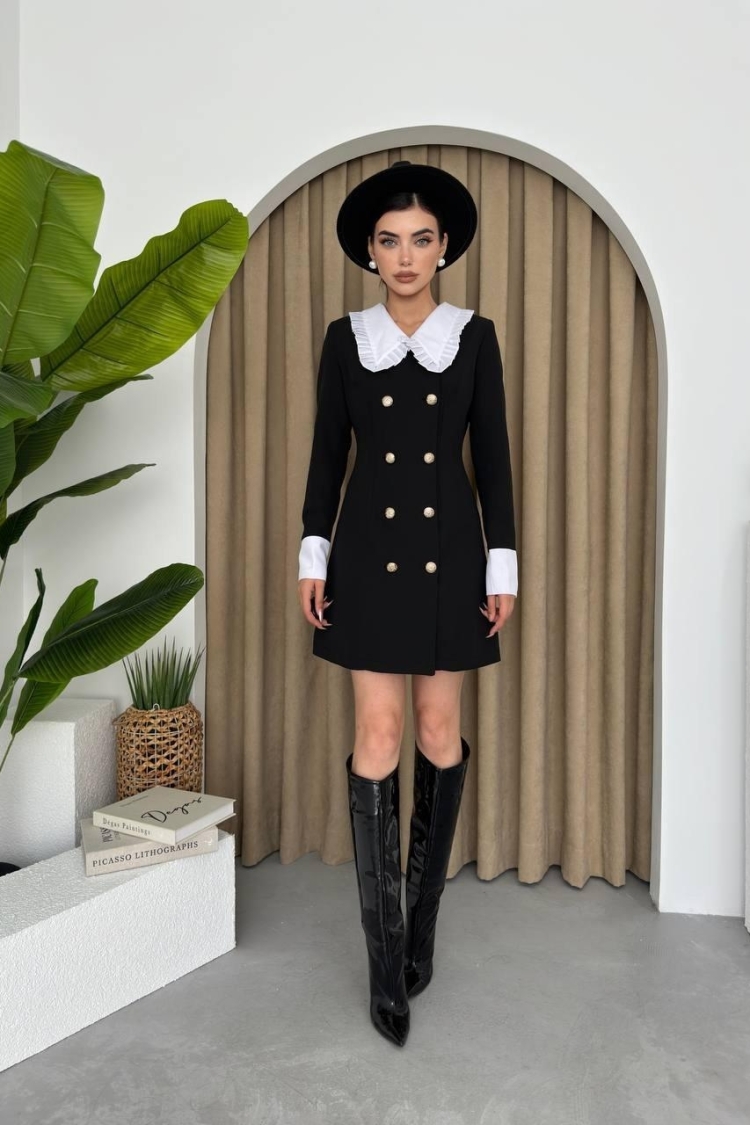 Loyada Wide Neck Dress