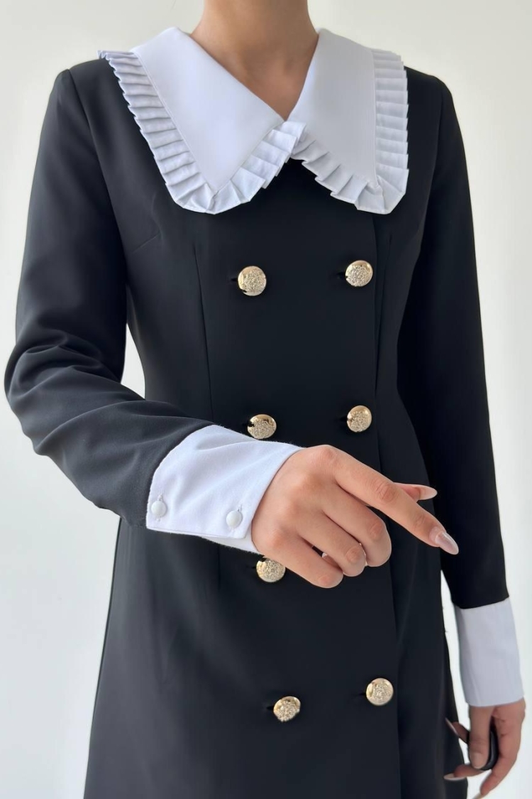 Loyada Wide Neck Dress