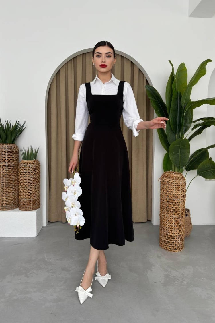 Neapolitan Strap Dress