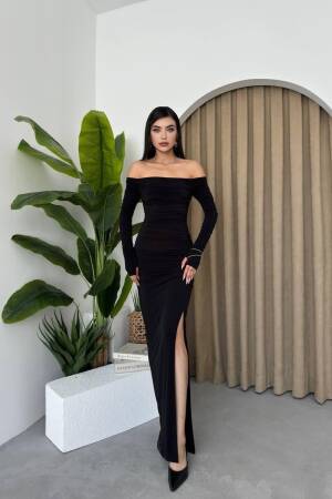 Vasco Madonna Draped Dress - Etika - Globality Store - Women Clothes Wholesale Turkey