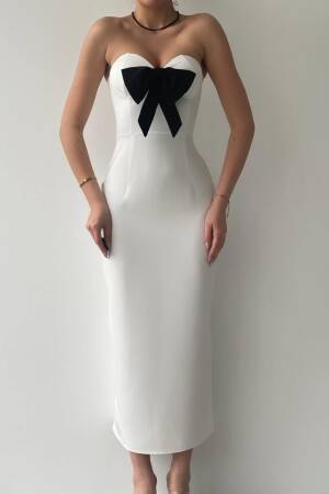 Harvoy Strapless Dress - Etika - Globality Store - Women Clothes Wholesale Turkey