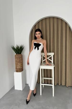 Harvoy Strapless Dress - Etika - Globality Store - Women Clothes Wholesale Turkey
