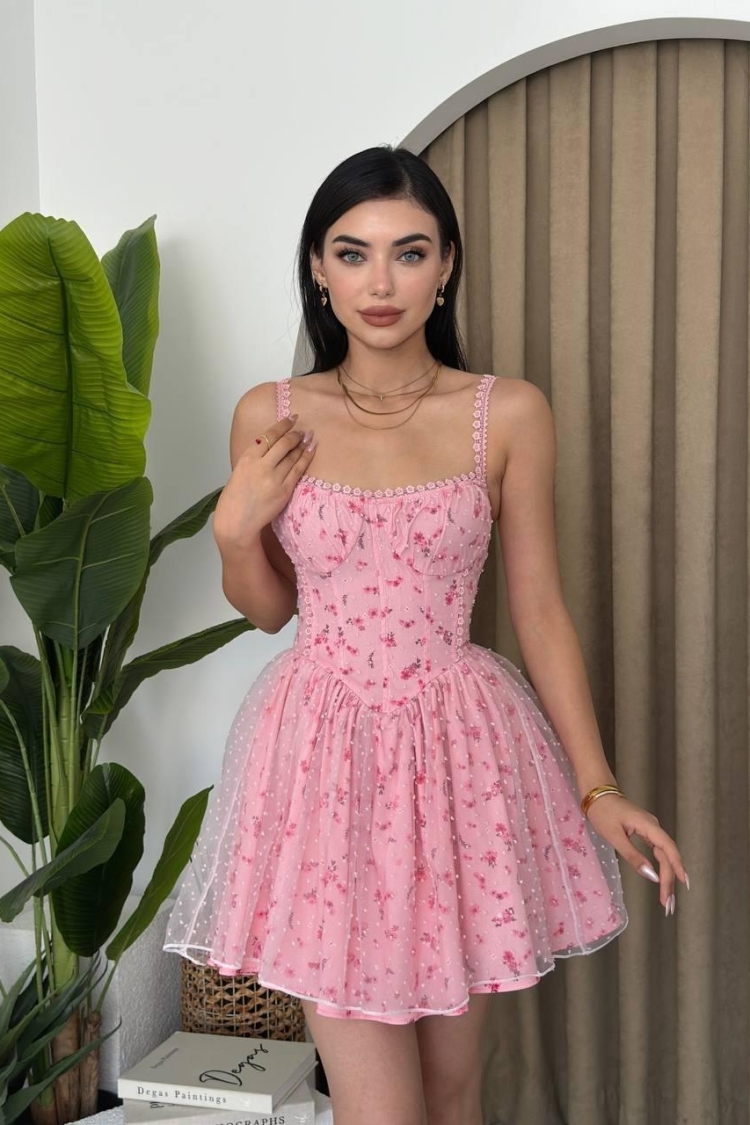 Vranye Mini Dress - Etika - Globality Store - Women Clothes Wholesale Turkey