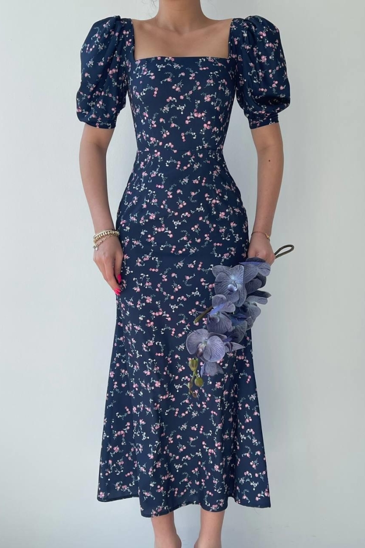 Dionora Floral Dress - Etika - Globality Store - Women Clothes Wholesale Turkey